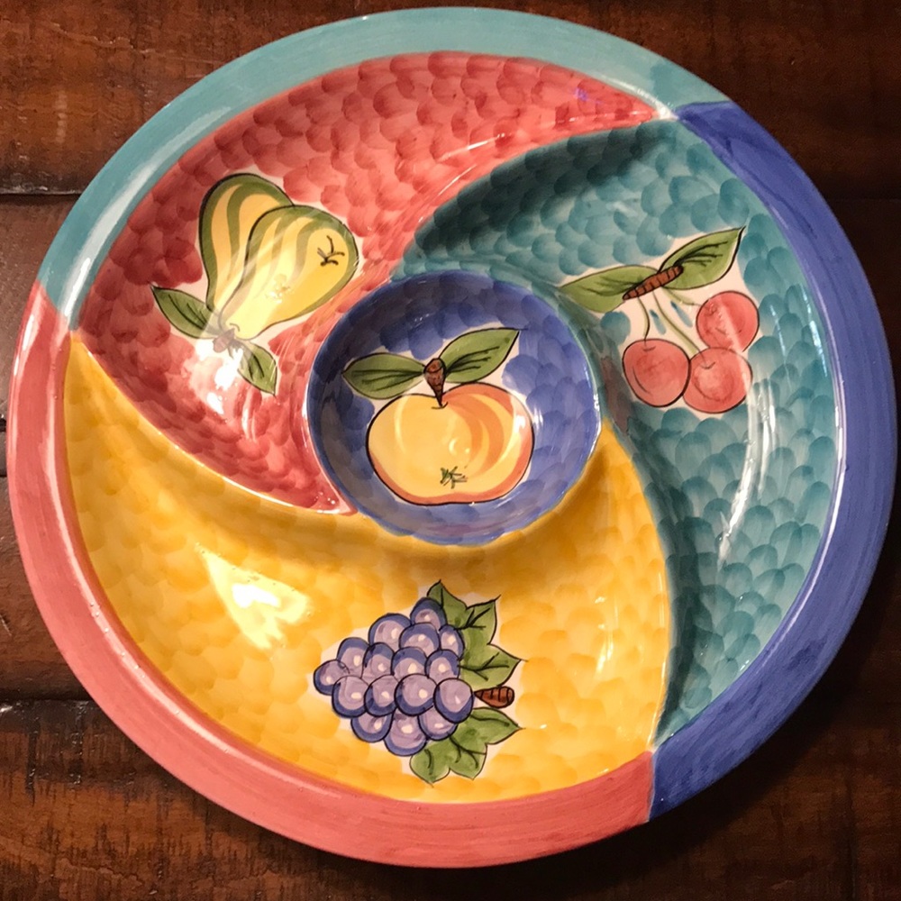 Platter, Divided (never used)